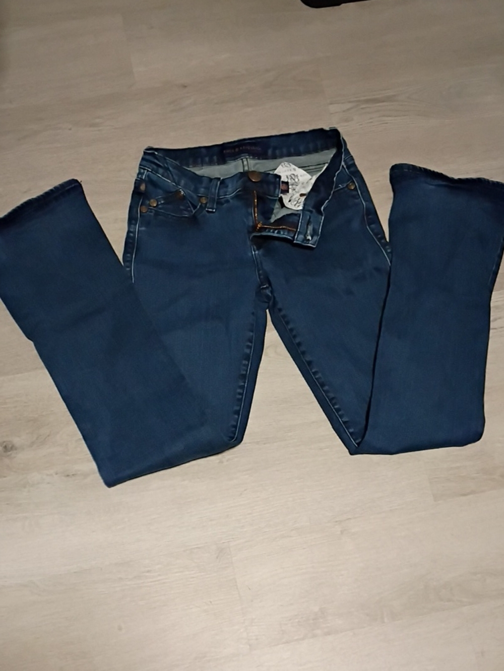 Rock & Republic Dark Blue Bootcut Stretch Jeans